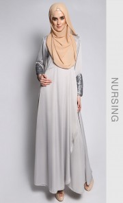 Safiyyah Dress in Silver