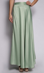 Flare Skirt in Green