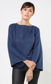 Alair Top in Dark Blue