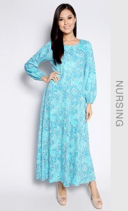 D'Laila Dress in Turquoise