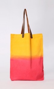 Ombre Tote Bag in Yellow and Red