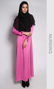 Aina Dress in Pinkish Purple