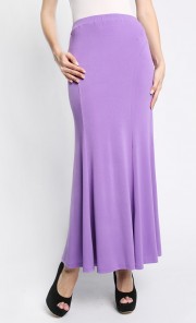 Long Skirt Mermaid Cut in Purple