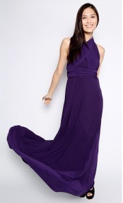 Convertible Gown in Royal Purple