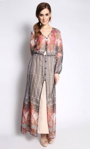 Ashley Cardigan Dress in Black