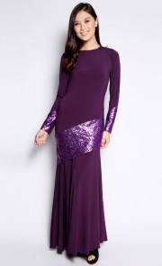 Krypton Kurung in Deep Purple 