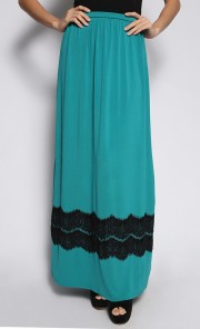 Bliss Basic Skirt in Teal