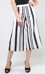 Organza Pants in Black and White