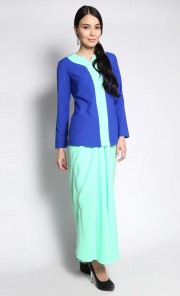 Rudolphi Kurung in Blue