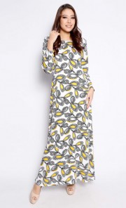 Leyla Jubah in Yellow