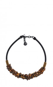 Nilai Semi-Precious Necklace in Brown