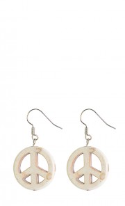 Peace Ceria Earrings in White