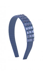 Lydia Headband in Navy Blue