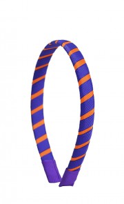 Fiza Headband in Purple and Orange 