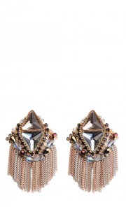 Drop Earrings in Light Blue