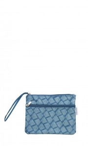 Nasi Main-Main Zipper Pouch in Blue