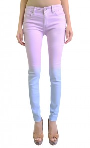 Ombre Jeans in Purple and Blue