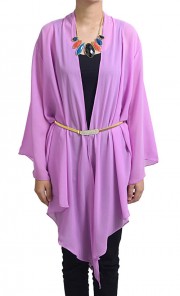 Plain Mahsuri Cardigan in Pink