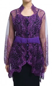 Gusti Timur Kebaya in Purple 