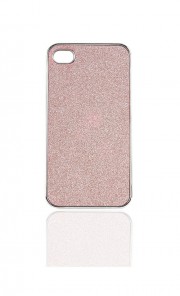 iPhone 4 Glitter Case in Peach