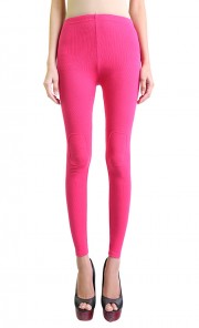 Knee Patch Leggings in Pink