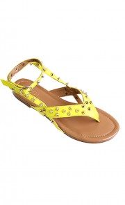 Anja Sandals in Yellow