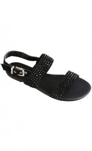 Cruz Sandals in Black