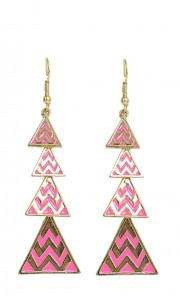 Tish Earrings in Pink