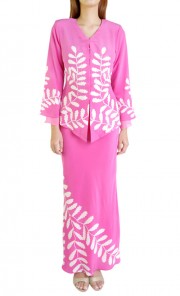 Modern Kebaya in Hot Pink