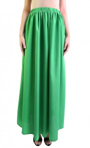 Color Pop Flare Skirt in Green