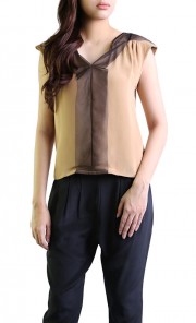 Get Down Top in Brown 