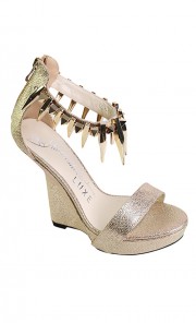 Gladiator Hardware Kinked Wedges in Gold