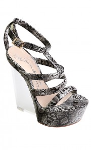 Reptillian Acrylic Wedges in Grey