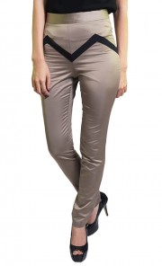 Zig Zag Pants in Brown and Black