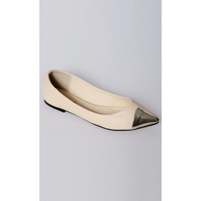 Clarice Flats in Nude