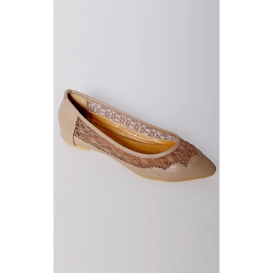 Chloe Flats in Nude