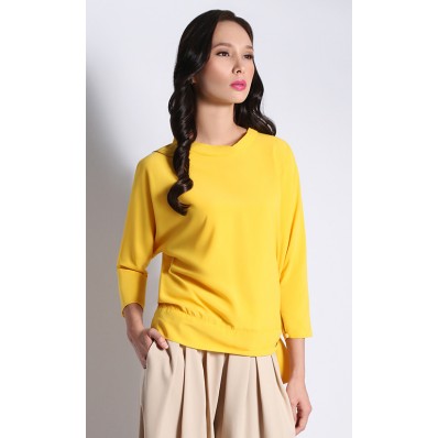 Anne Tie Top in Yellow