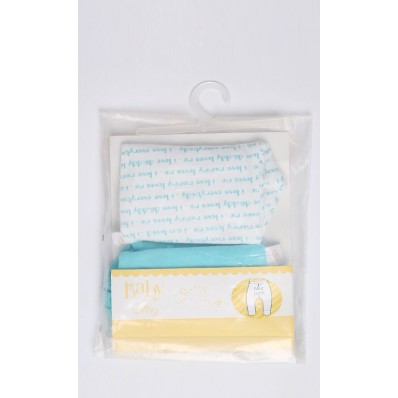 2-Piece Basic Pants in Aqua