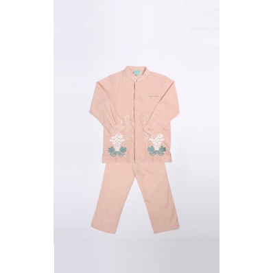 Koko Anak Bordir Klungkung Bali in Peach