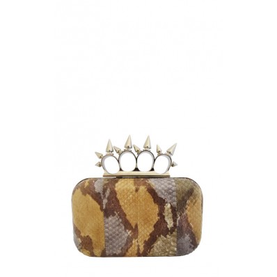 Gang Nam Xs Snakeskin Print with Silver Knuckleduster