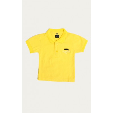 Basic Polo Shirt in Yellow