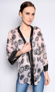 Salvador Dali Cardigan in Pink