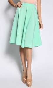 Paula Midi Skirt in Green