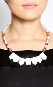 Atum Necklace in White 