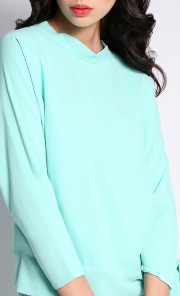 Anne Tie Top in Turquoise