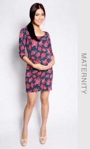 Mid Length Dress in Dark Grey