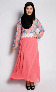 Joint Maxi Dress in Pink