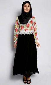 Joint Maxi Dress in Black