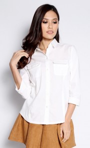 Plain Shirt in White