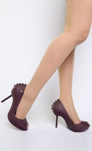 Melissa Spikes in Burgundy